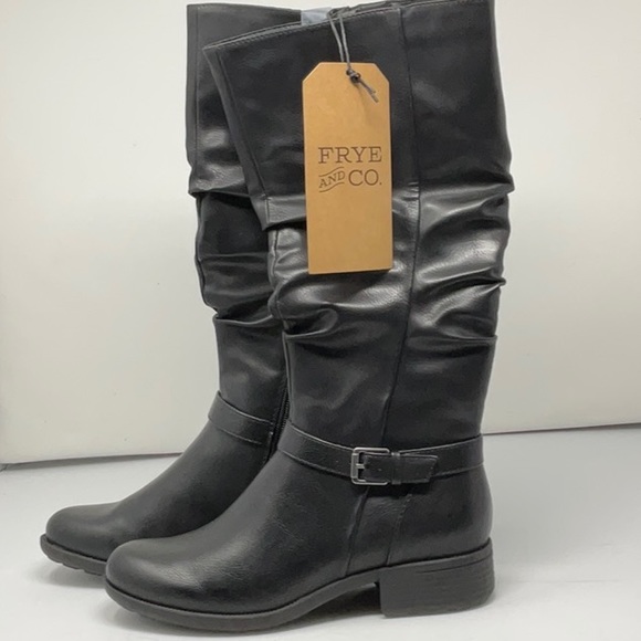 FRYE AND CO. Shoes - NWT women’s Frye&Co black full zipper riding style boots, size 9